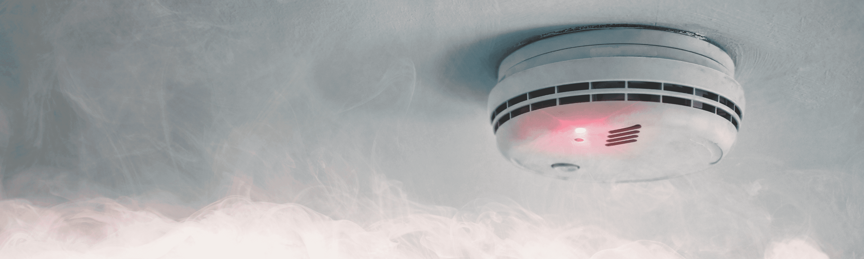 Activated smoke detector with smoke around