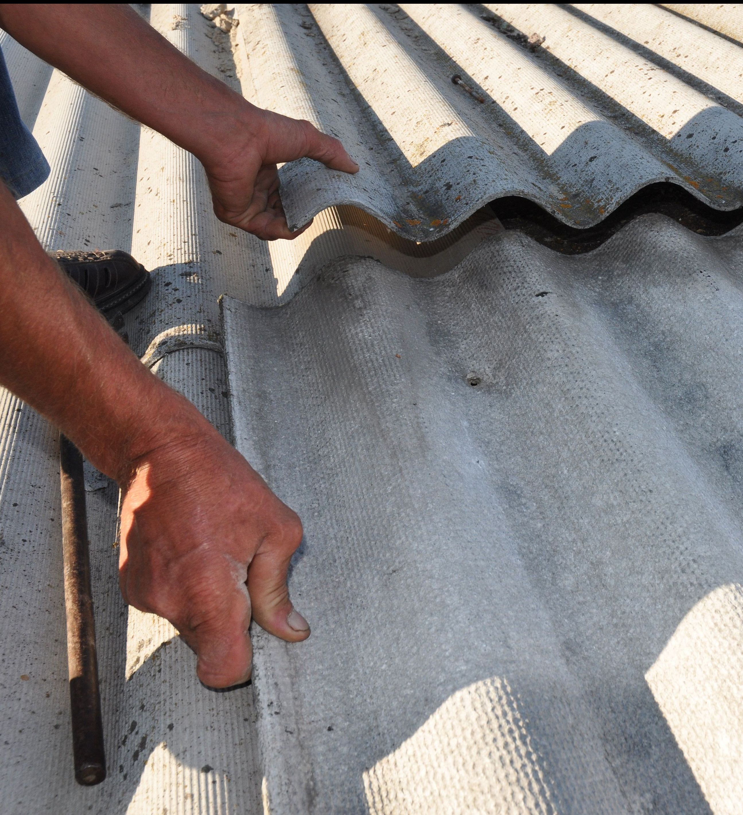 Home Inspector checking the roof of a house