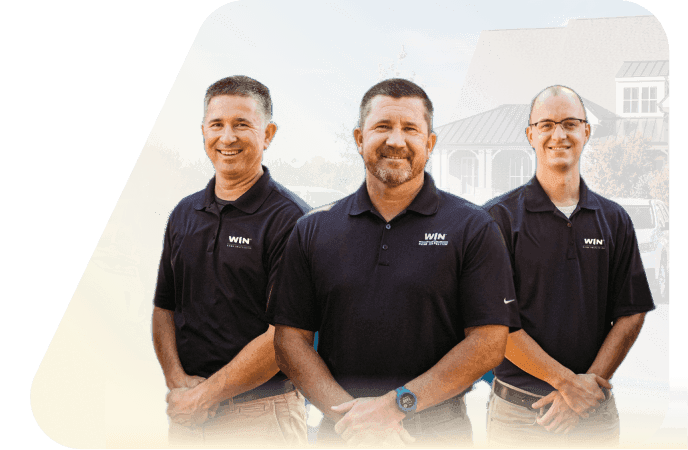 A group of smiling WIN Home Inspector.