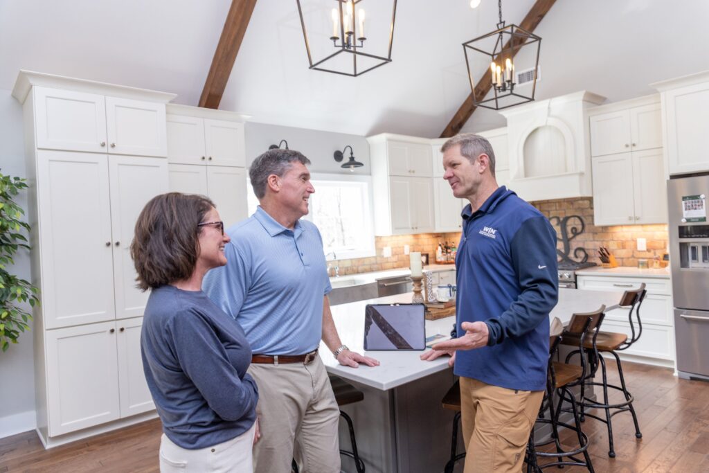 WIN Home Inspector with the client
