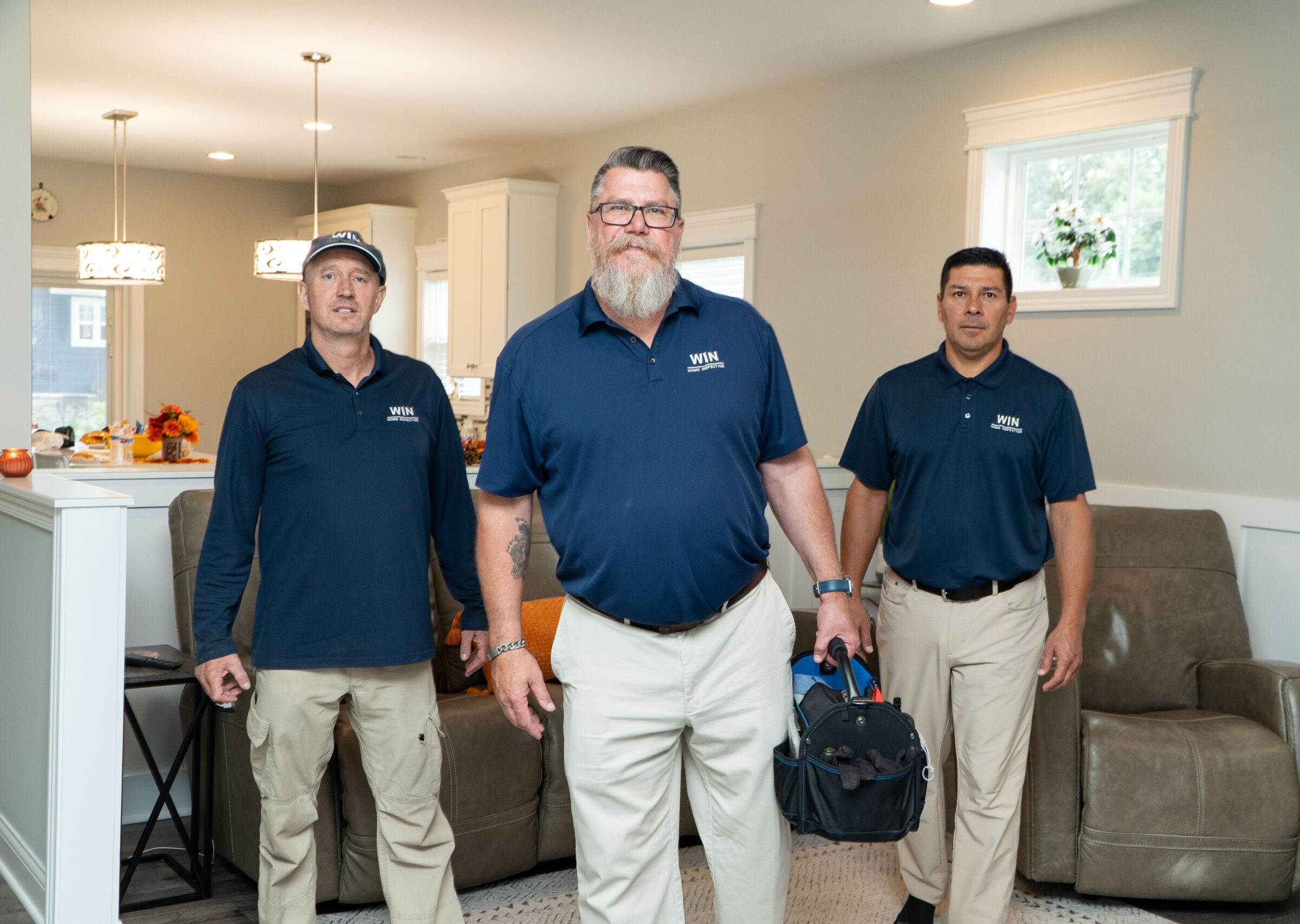 Home inspector at work in Texas