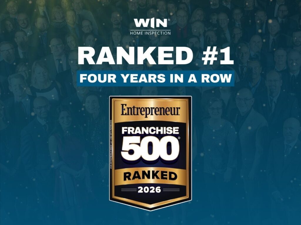 WIN Home Inspection Ranked #1 Across Industry by Entrepreneur for Fourth Year in a Row 