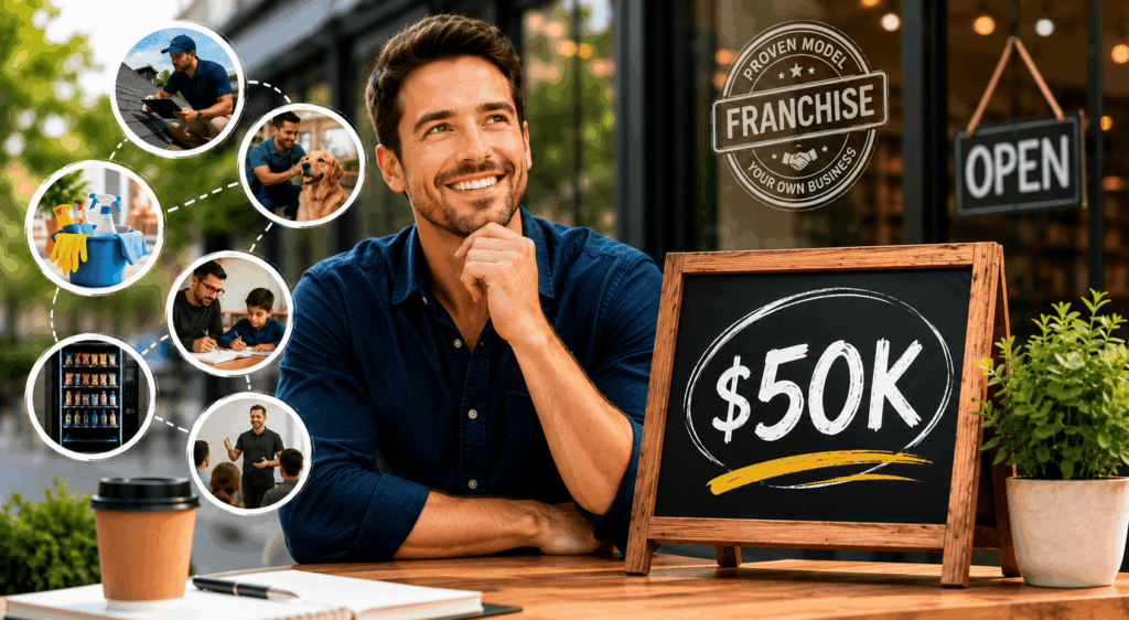 Top 6 Franchise Ideas Under $50K for First-Time Owners