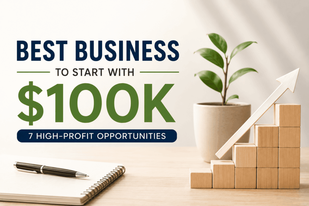 Best Business to Start With $100K: 7 High-Profit Opportunities