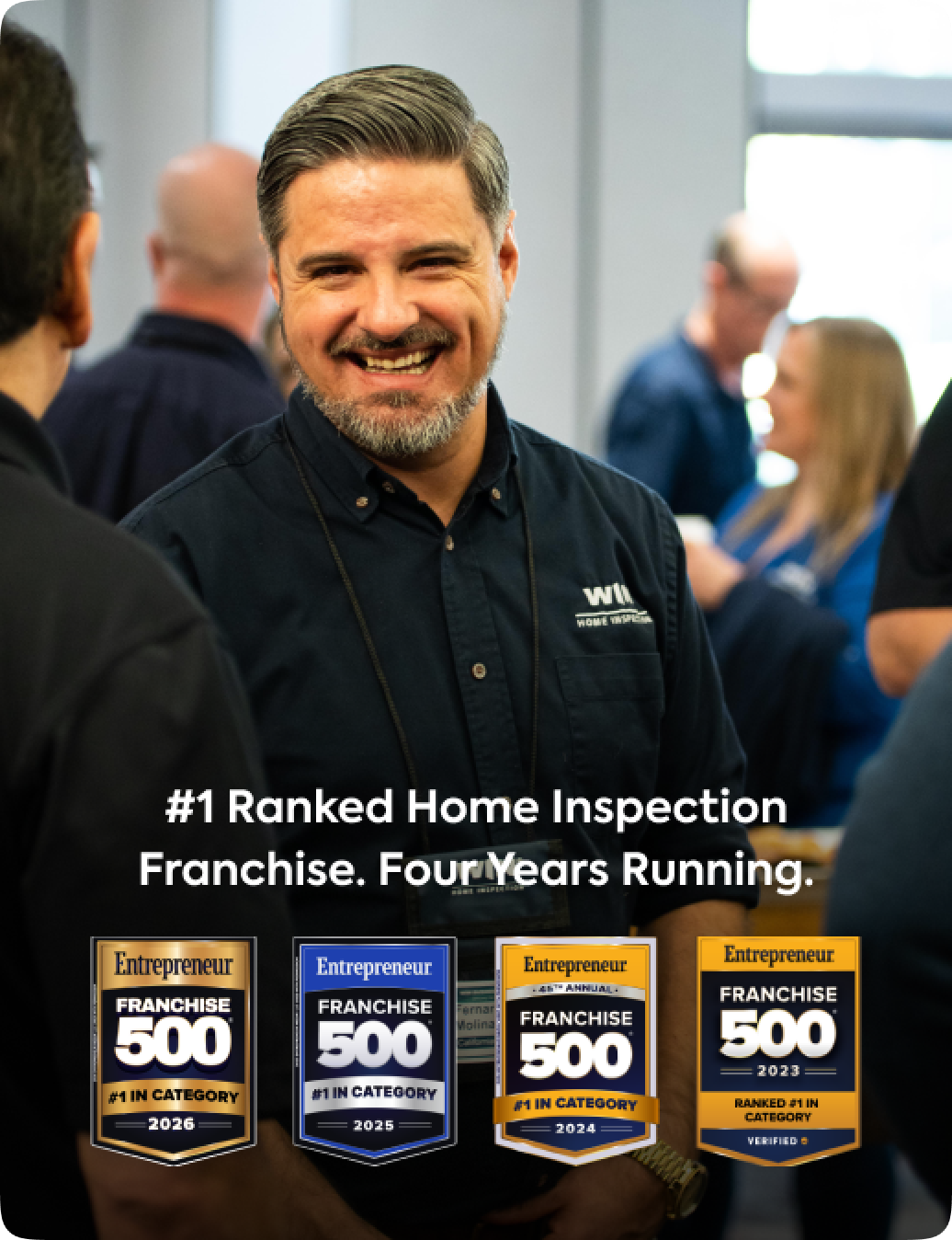 #1 Ranked Home Inspection Franchise. Four Years Running.