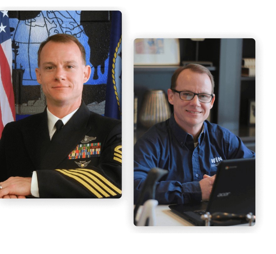 WIN franchise owners who served in the military and as first responders