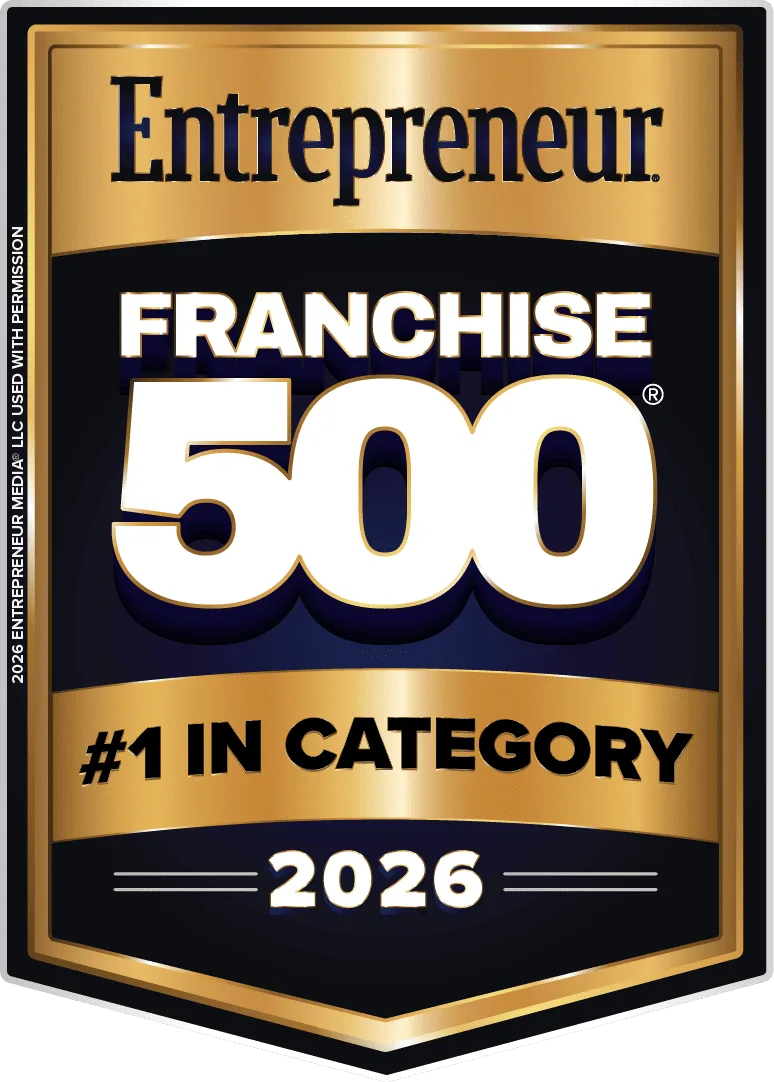 Entrepreneur's # 1 ranked franchise in category badge 2026